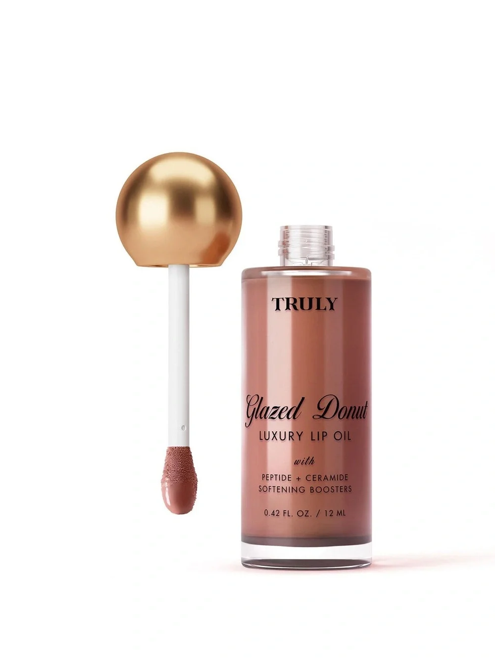 TRULY Glazed Donut Luxury Lip Oil Peptide + Ceramide Softening Booster/Sealed
